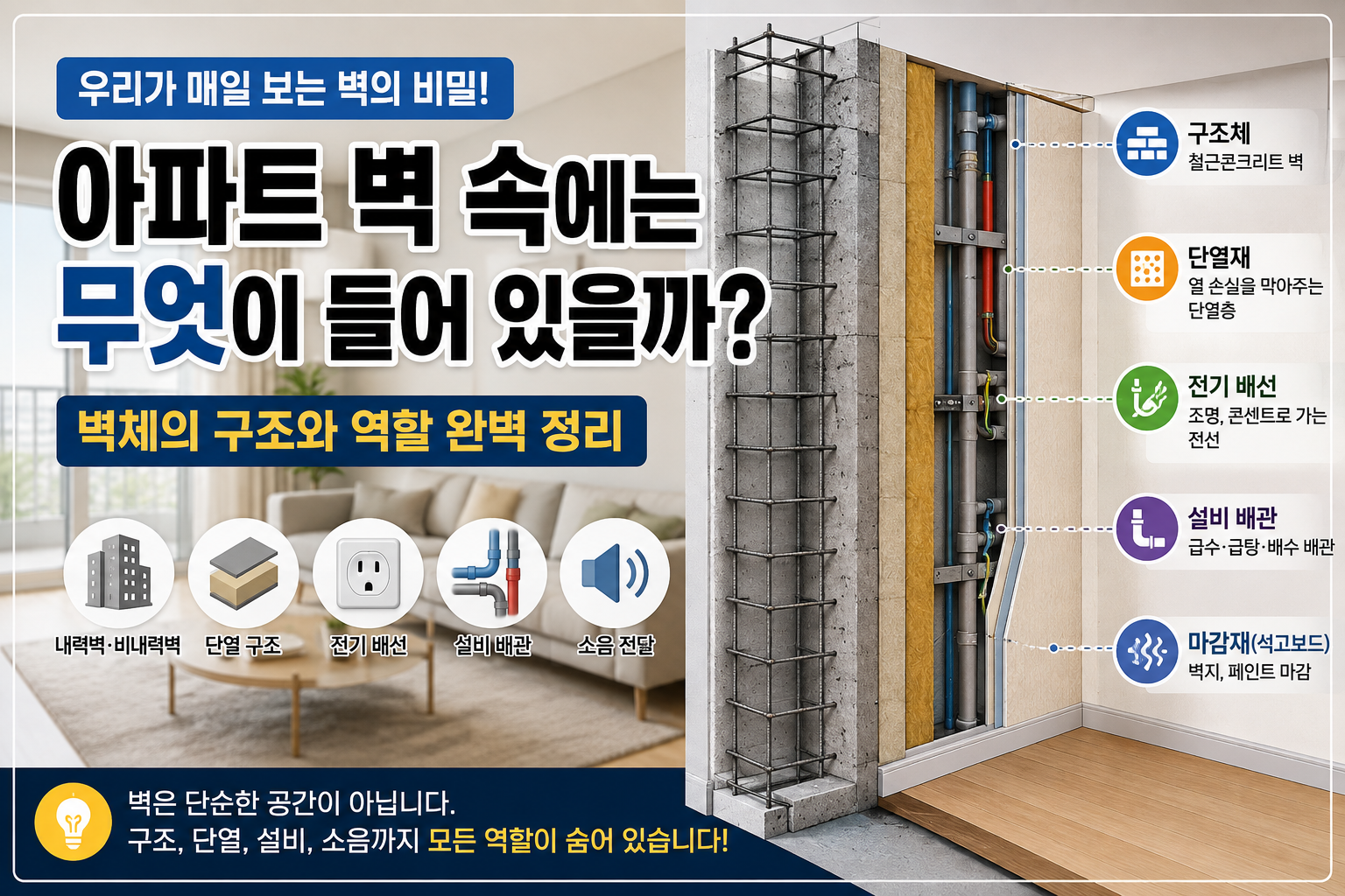 아파트벽속구조와 비밀